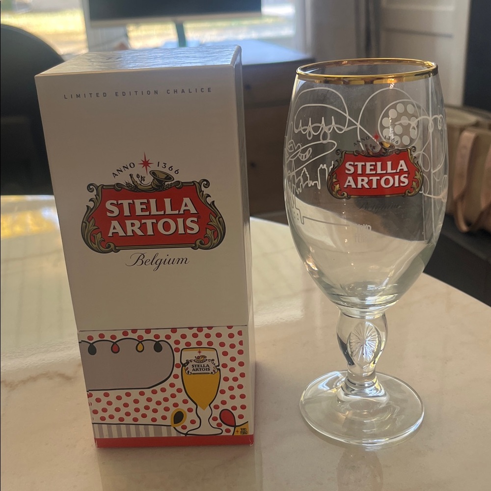 NEW IN BOX Stella Artois art of the chalice - Atlanta - Limited Edition Chalice